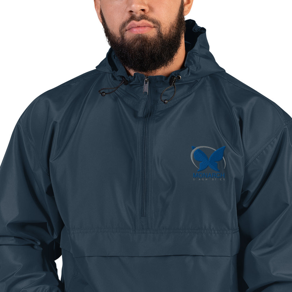 Monarch Logo - Navy Embroidered Champion Packable Jacket