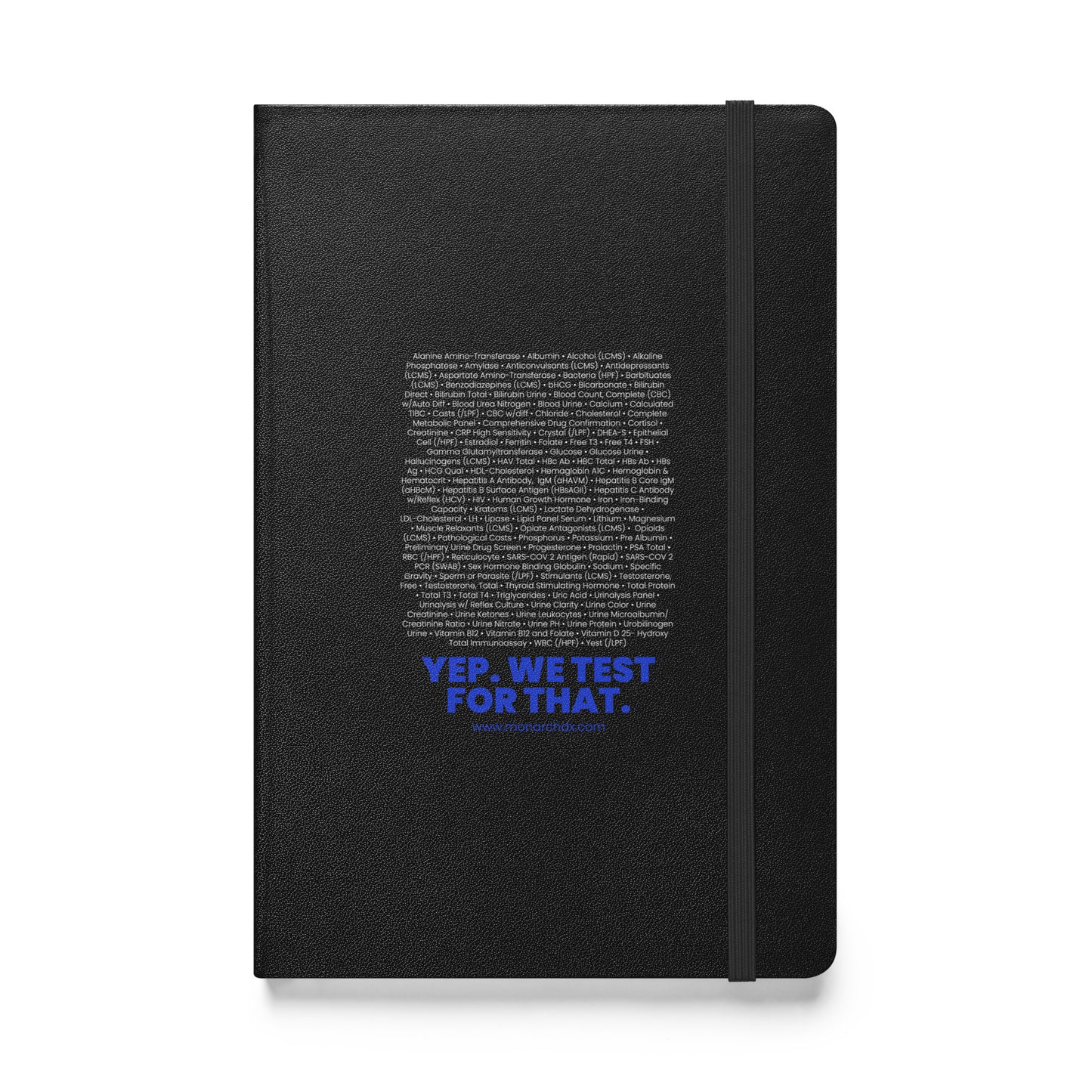 Hardcover bound notebook