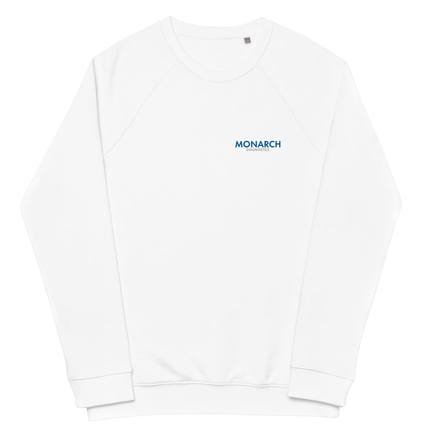 Unisex organic raglan sweatshirt